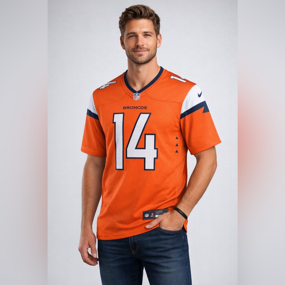 Courtland Sutton Denver Broncos Nike Orange Broncos Jersey